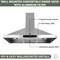 Anzzi 36-Inch Wall-Mounted Stainless Steel-Finished Convertible Range Hood with Aluminum Filter RH-AZ0590ESS - alternate 8